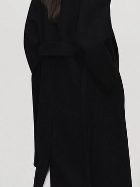Mango Black Wool Jacket